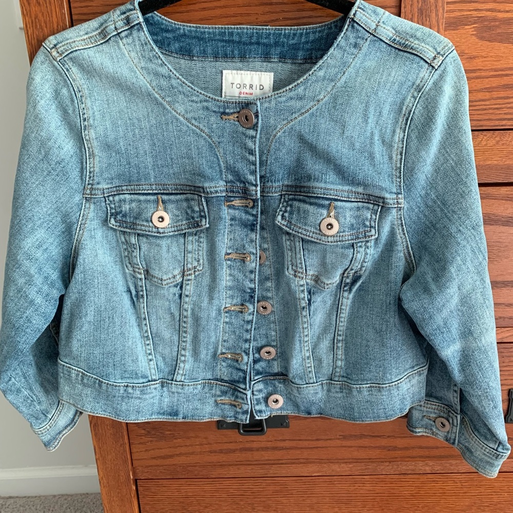 Torrid Classic Blue Denim Jacket